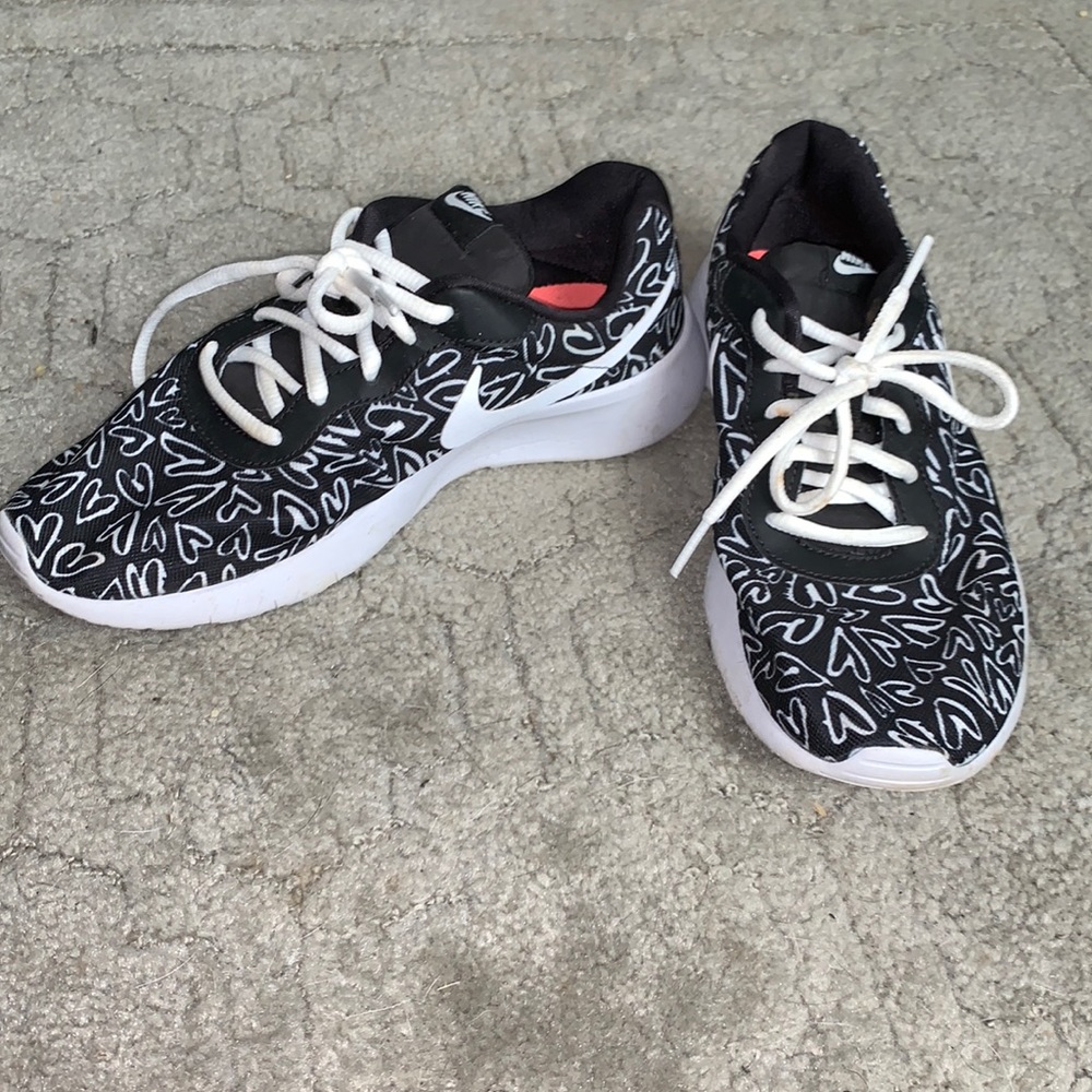 Nike heart shoes.